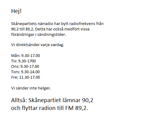 Nyhet